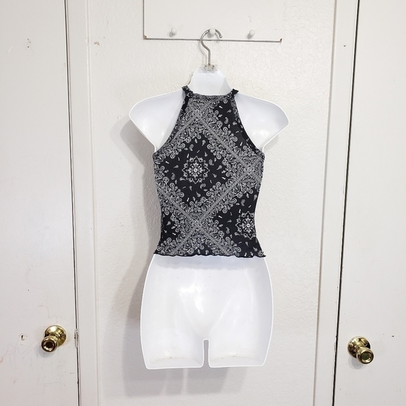 "mudd" Sleeveless Halter Top - Picture 2 of 4